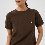 KAheart T-Shirt - Coffee Bean-Casual Tops- Hometown Style HTS, women's in store and online boutique located in Ingersoll, Ontario