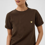 KAheart T-Shirt - Coffee Bean-Casual Tops- Hometown Style HTS, women's in store and online boutique located in Ingersoll, Ontario