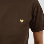 KAheart T-Shirt - Coffee Bean-Casual Tops- Hometown Style HTS, women's in store and online boutique located in Ingersoll, Ontario