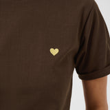 KAheart T-Shirt - Coffee Bean-Casual Tops- Hometown Style HTS, women's in store and online boutique located in Ingersoll, Ontario