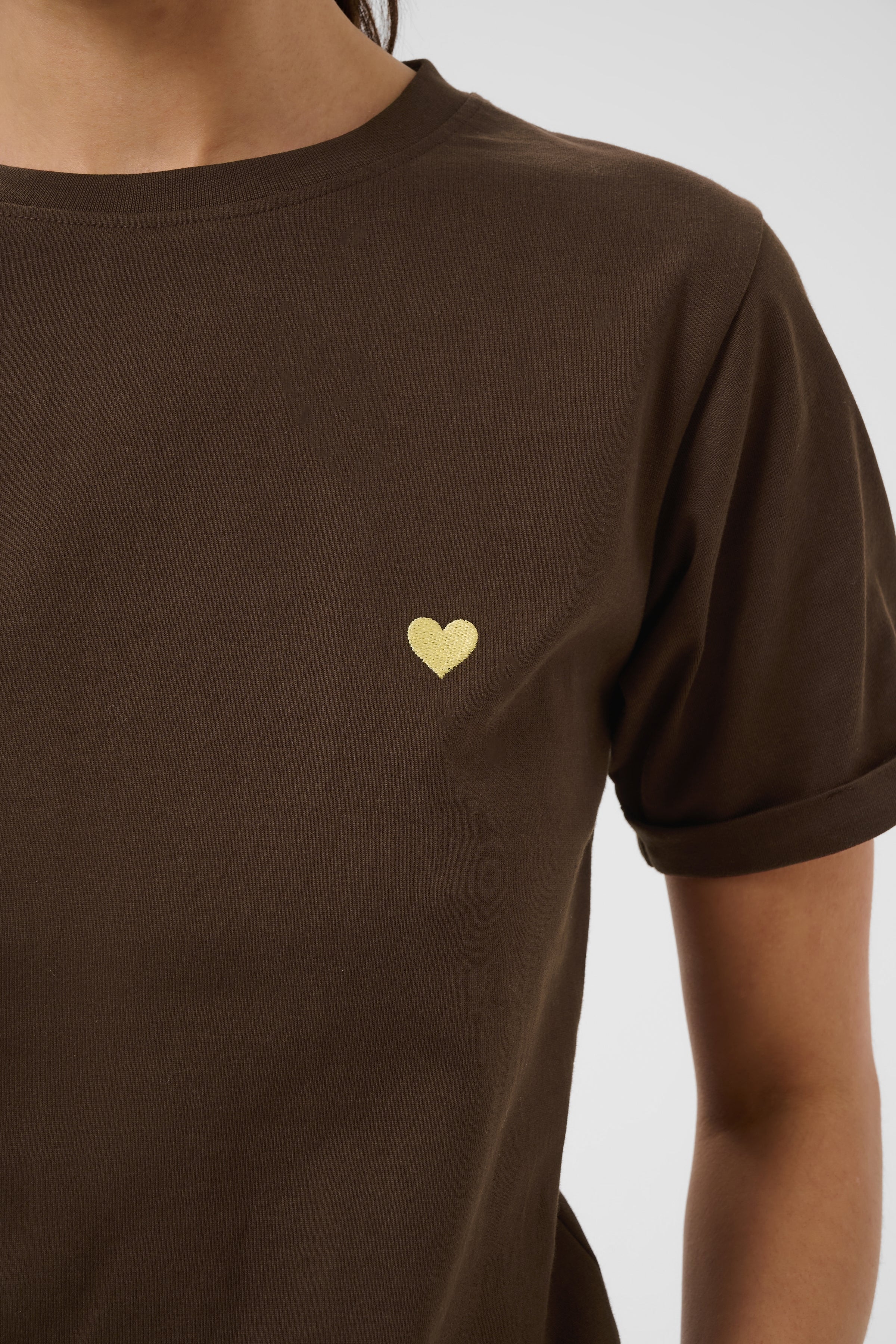 KAheart T-Shirt - Coffee Bean-Casual Tops- Hometown Style HTS, women's in store and online boutique located in Ingersoll, Ontario