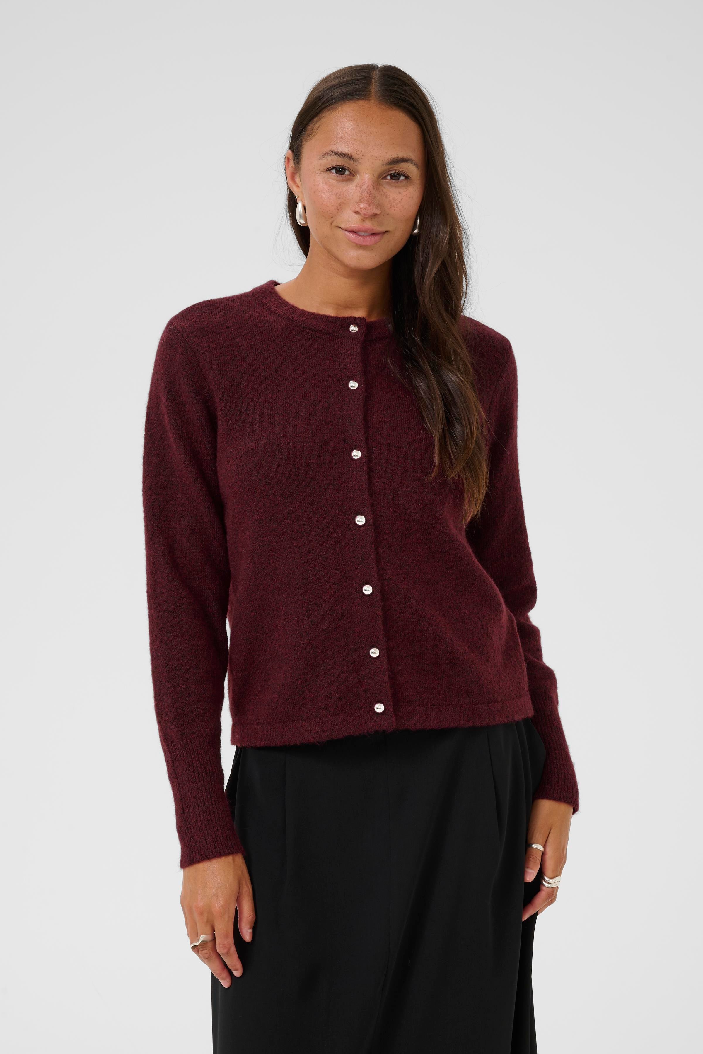 Niel Cardigan - Wine-cardigan- Hometown Style HTS, women's in store and online boutique located in Ingersoll, Ontario
