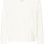 Niel V Neck Pullover - Chalk-Sweater- Hometown Style HTS, women's in store and online boutique located in Ingersoll, Ontario