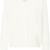 Niel V Neck Pullover - Chalk-Sweater- Hometown Style HTS, women's in store and online boutique located in Ingersoll, Ontario