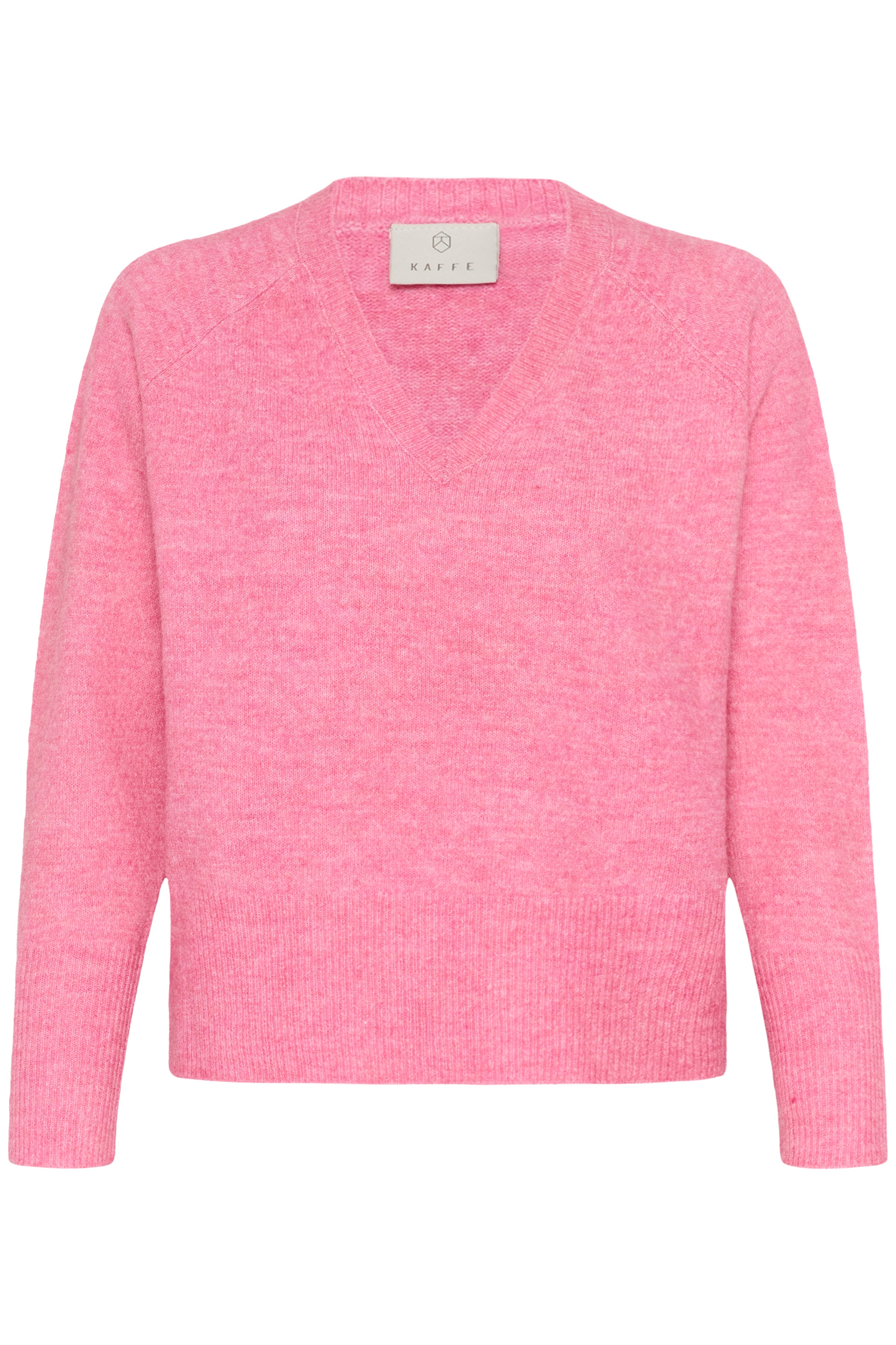 Niel V Neck Pullover - Pink-Sweater- Hometown Style HTS, women's in store and online boutique located in Ingersoll, Ontario