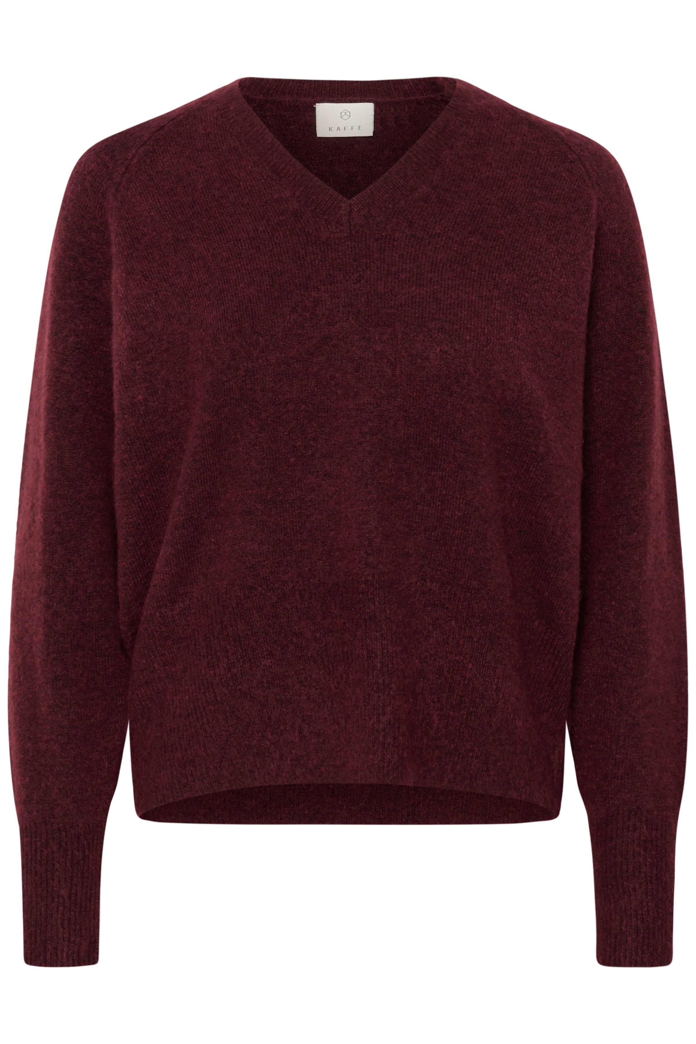 Niel V Neck Pullover - Windsor Wine-Sweater- Hometown Style HTS, women's in store and online boutique located in Ingersoll, Ontario