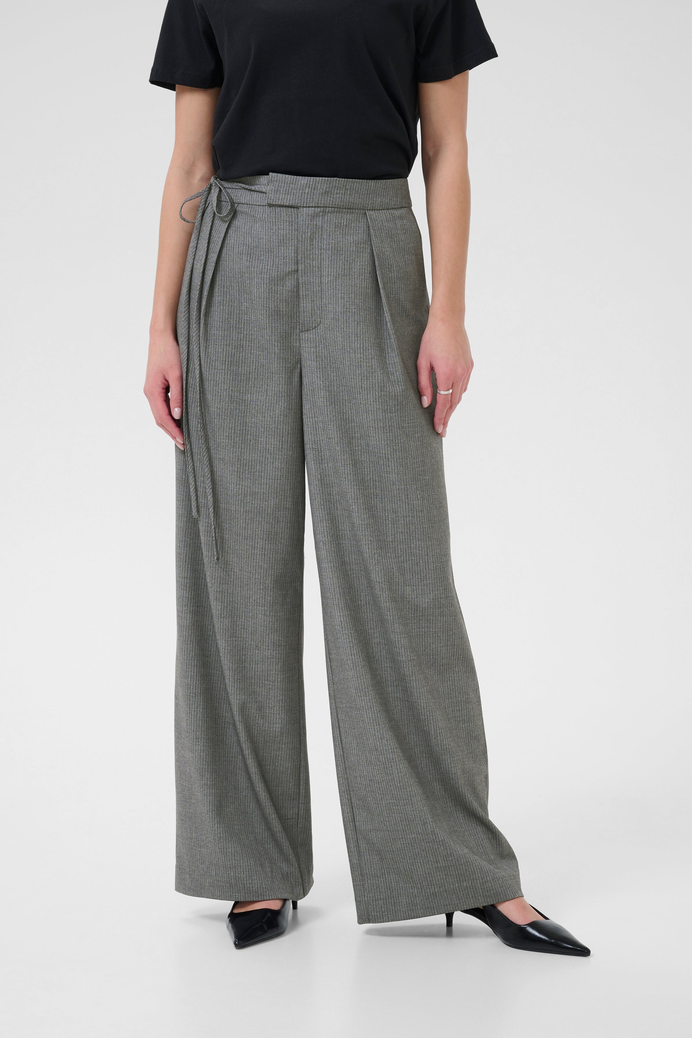 Ellie Wide Pant - Grey-Pants- Hometown Style HTS, women's in store and online boutique located in Ingersoll, Ontario