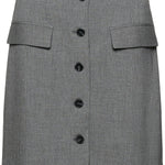 Ellie Skirt - Grey-skirt- Hometown Style HTS, women's in store and online boutique located in Ingersoll, Ontario