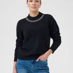 Roxy Pullover - Black-Sweater- Hometown Style HTS, women's in store and online boutique located in Ingersoll, Ontario