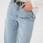 Meadow HW Reg Fit Jeans - Light Blue-denim- Hometown Style HTS, women's in store and online boutique located in Ingersoll, Ontario