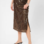 Ziggy Skirt - Black Coffee-Skirt- Hometown Style HTS, women's in store and online boutique located in Ingersoll, Ontario