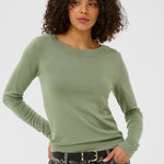 Lizza Knit Pullover - Sea Spray-Casual Tops- Hometown Style HTS, women's in store and online boutique located in Ingersoll, Ontario