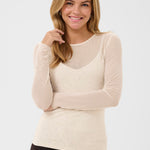 Stinna Long Sleeve - Turtledove-blouse- Hometown Style HTS, women's in store and online boutique located in Ingersoll, Ontario