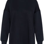 Annika Pullover - Deep Black-Casual Tops- Hometown Style HTS, women's in store and online boutique located in Ingersoll, Ontario