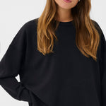 Annika Pullover - Deep Black-Casual Tops- Hometown Style HTS, women's in store and online boutique located in Ingersoll, Ontario