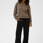 Annika Hooded Sweatshirt - Morel-Casual Tops- Hometown Style HTS, women's in store and online boutique located in Ingersoll, Ontario