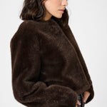 Jemmy Jacket - Black Coffee-Coat & Jackets- Hometown Style HTS, women's in store and online boutique located in Ingersoll, Ontario