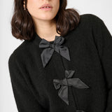 May Knit Cardigan - Black-Sweaters and Cardigans- Hometown Style HTS, women's in store and online boutique located in Ingersoll, Ontario