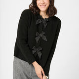 May Knit Cardigan - Black-Sweaters and Cardigans- Hometown Style HTS, women's in store and online boutique located in Ingersoll, Ontario