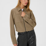 Cerina Jacket - Morel-Coat & Jackets- Hometown Style HTS, women's in store and online boutique located in Ingersoll, Ontario