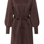 Karegina Knit Belt Dress - Java-Special Occasion Dresses- Hometown Style HTS, women's in store and online boutique located in Ingersoll, Ontario