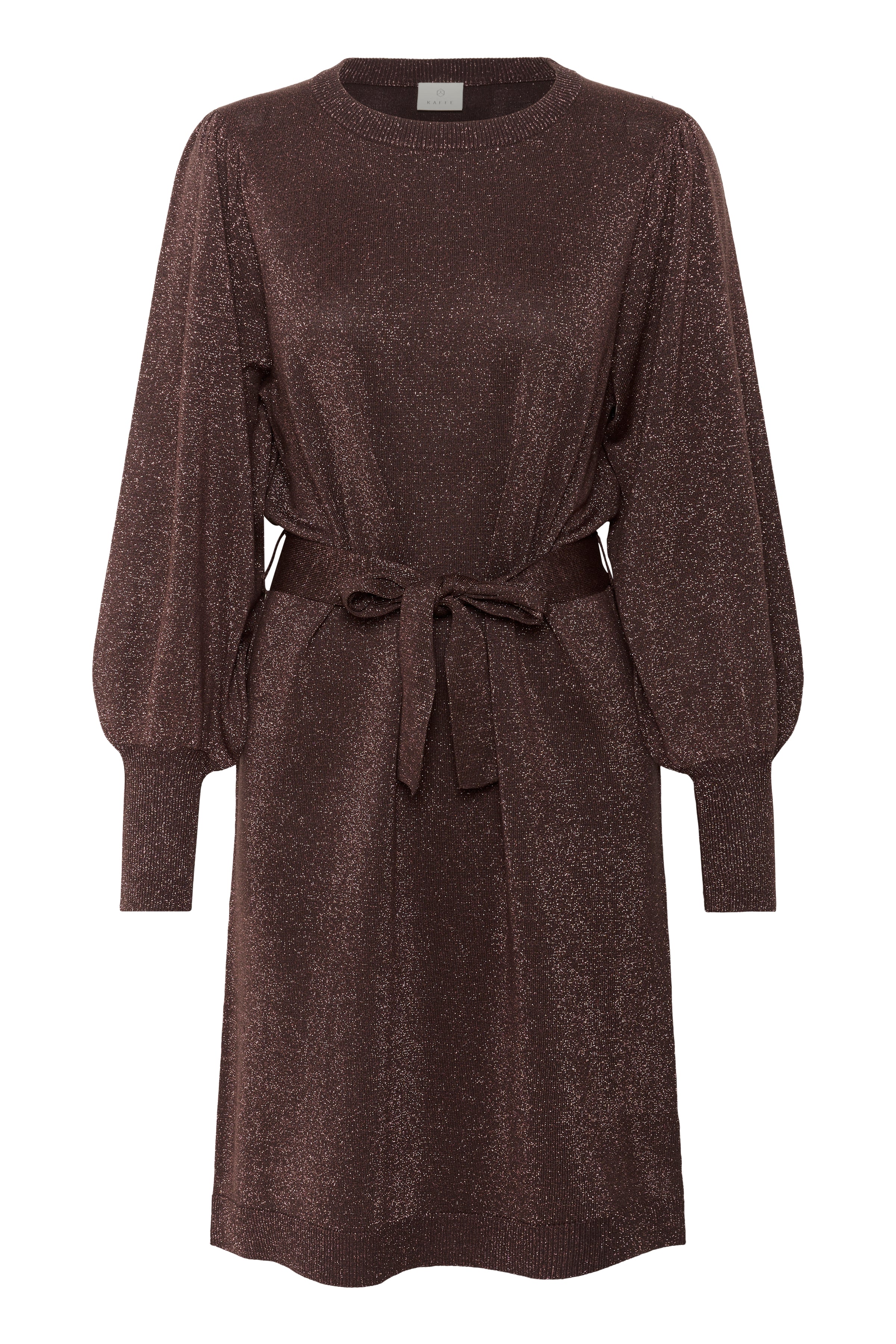 Karegina Knit Belt Dress - Java-Special Occasion Dresses- Hometown Style HTS, women's in store and online boutique located in Ingersoll, Ontario