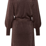 Karegina Knit Belt Dress - Java-Special Occasion Dresses- Hometown Style HTS, women's in store and online boutique located in Ingersoll, Ontario