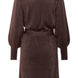 Karegina Knit Belt Dress - Java-Special Occasion Dresses- Hometown Style HTS, women's in store and online boutique located in Ingersoll, Ontario