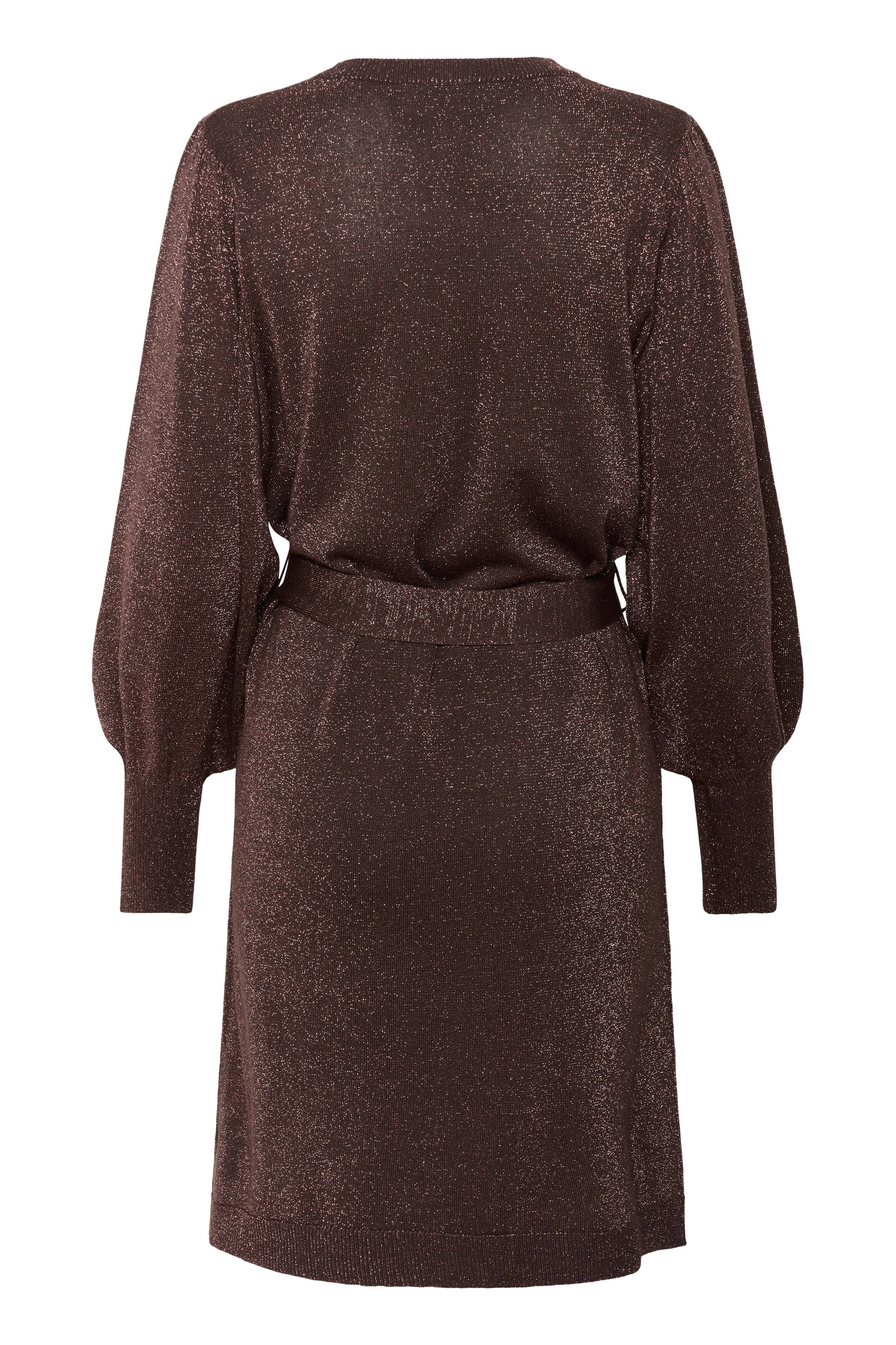 Karegina Knit Belt Dress - Java-Special Occasion Dresses- Hometown Style HTS, women's in store and online boutique located in Ingersoll, Ontario