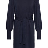 KAregina Knit Belt Dress - Graphite-Casual Dresses- Hometown Style HTS, women's in store and online boutique located in Ingersoll, Ontario