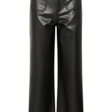 Mikka PU Jeans - Black-dress pants- Hometown Style HTS, women's in store and online boutique located in Ingersoll, Ontario