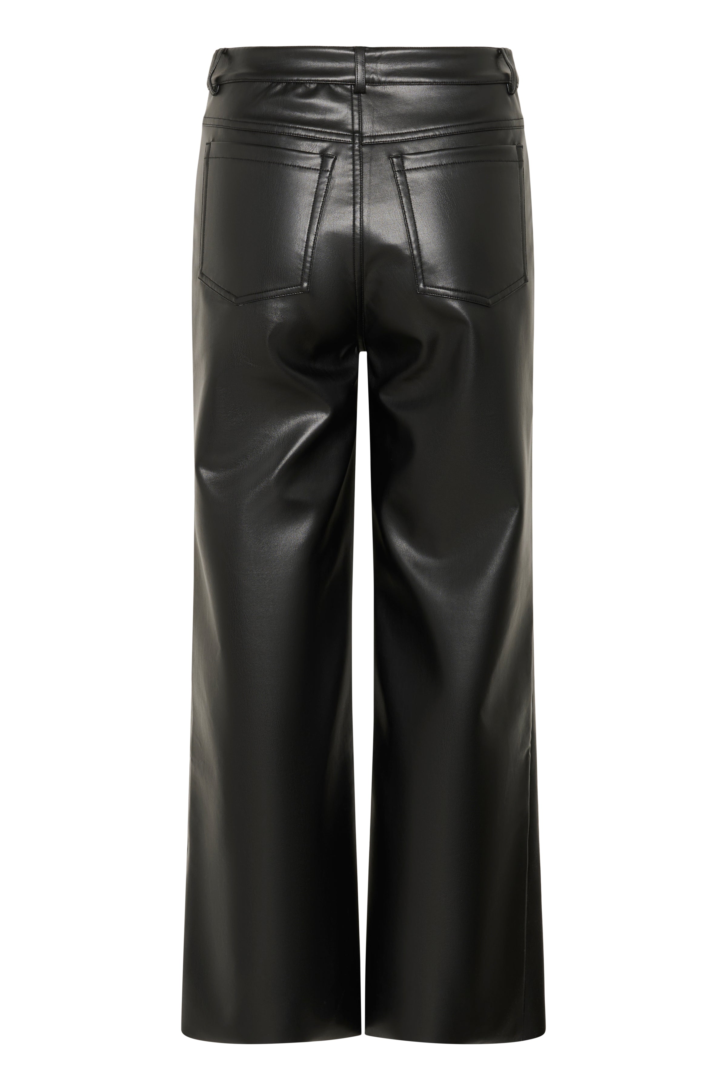 Mikka PU Jeans - Black-dress pants- Hometown Style HTS, women's in store and online boutique located in Ingersoll, Ontario