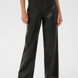 Mikka PU Jeans - Black-dress pants- Hometown Style HTS, women's in store and online boutique located in Ingersoll, Ontario