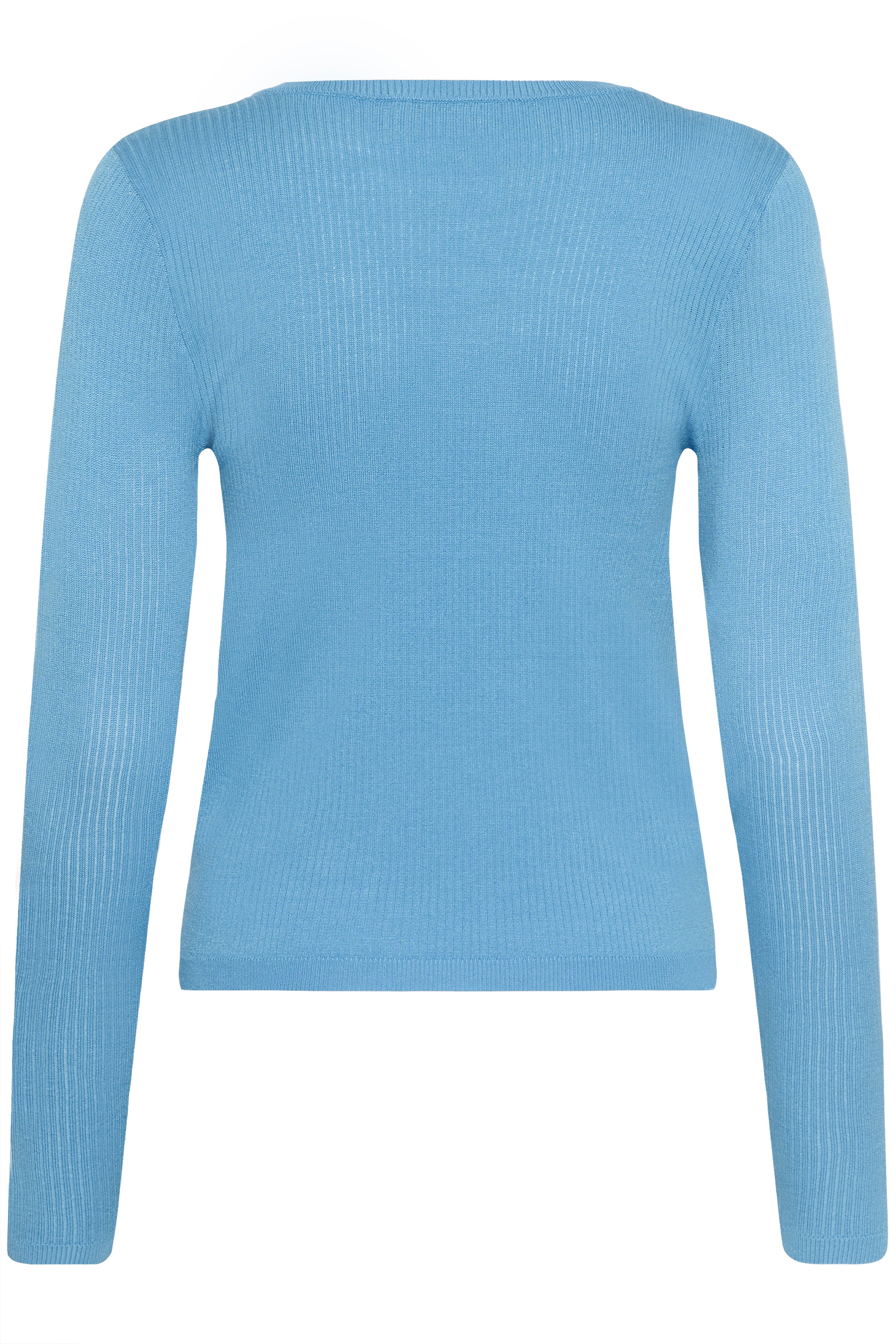 Malou Knit Pullover-Azure Blue-Casual Tops- Hometown Style HTS, women's in store and online boutique located in Ingersoll, Ontario