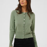 Lizza Solid Cardigan - Sea Spray-Sweater- Hometown Style HTS, women's in store and online boutique located in Ingersoll, Ontario