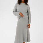 Malina Knit Pullover - Grey-Sweater- Hometown Style HTS, women's in store and online boutique located in Ingersoll, Ontario