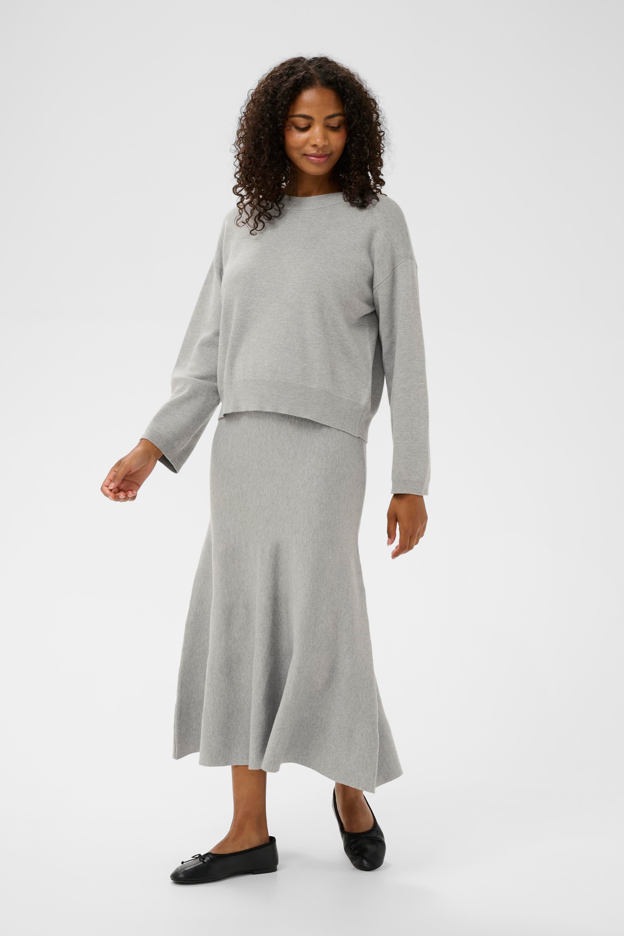 Malina Skirt - Grey-Skirt- Hometown Style HTS, women's in store and online boutique located in Ingersoll, Ontario