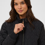 KAleila Quilt Jacket - Black Deep-jacket- Hometown Style HTS, women's in store and online boutique located in Ingersoll, Ontario