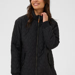 KAleila Quilt Jacket - Black Deep-jacket- Hometown Style HTS, women's in store and online boutique located in Ingersoll, Ontario