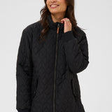 KAleila Quilt Jacket - Black Deep-jacket- Hometown Style HTS, women's in store and online boutique located in Ingersoll, Ontario