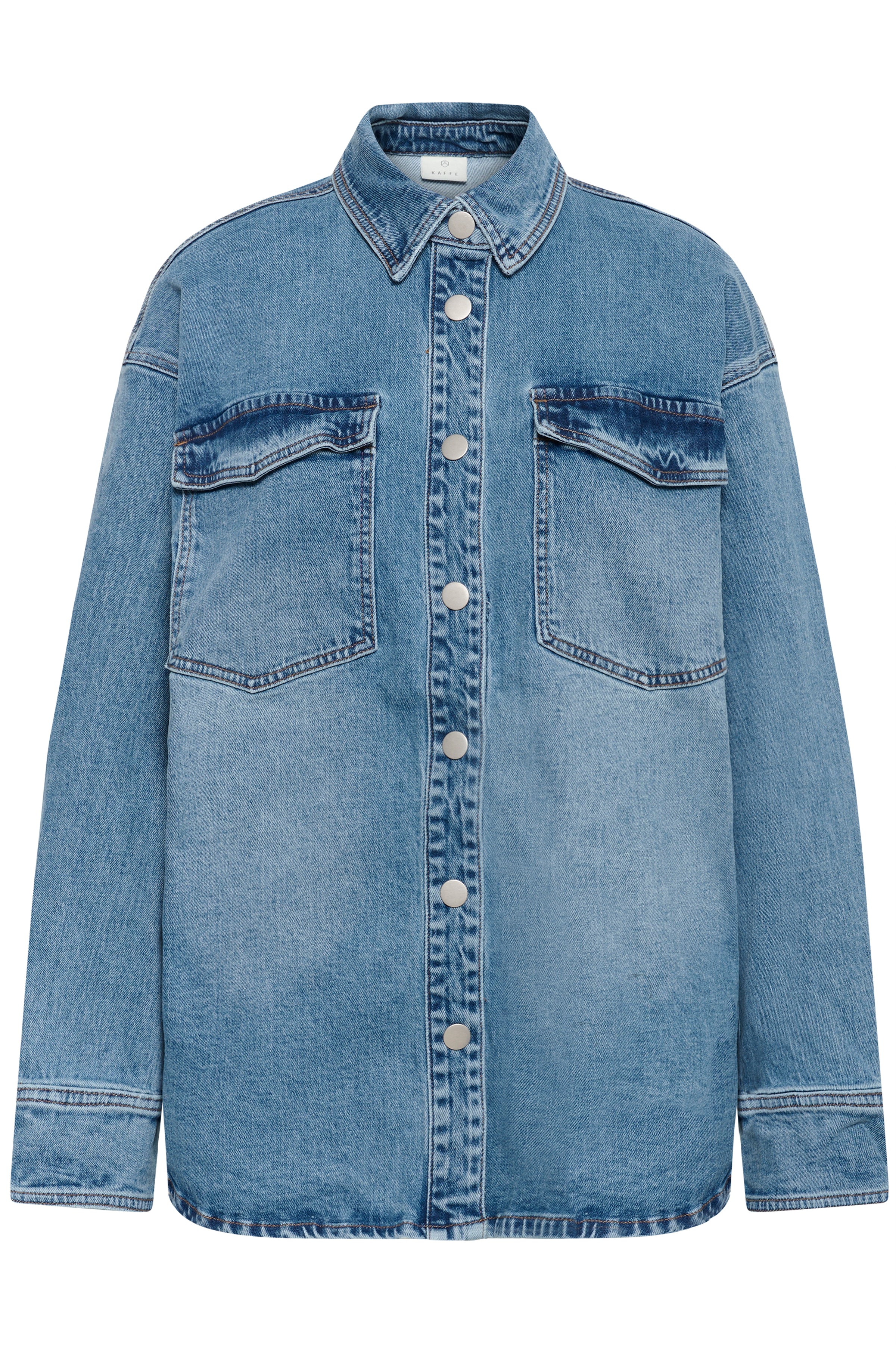 Leanne Denim Shirt - Vintage Blue-jacket- Hometown Style HTS, women's in store and online boutique located in Ingersoll, Ontario