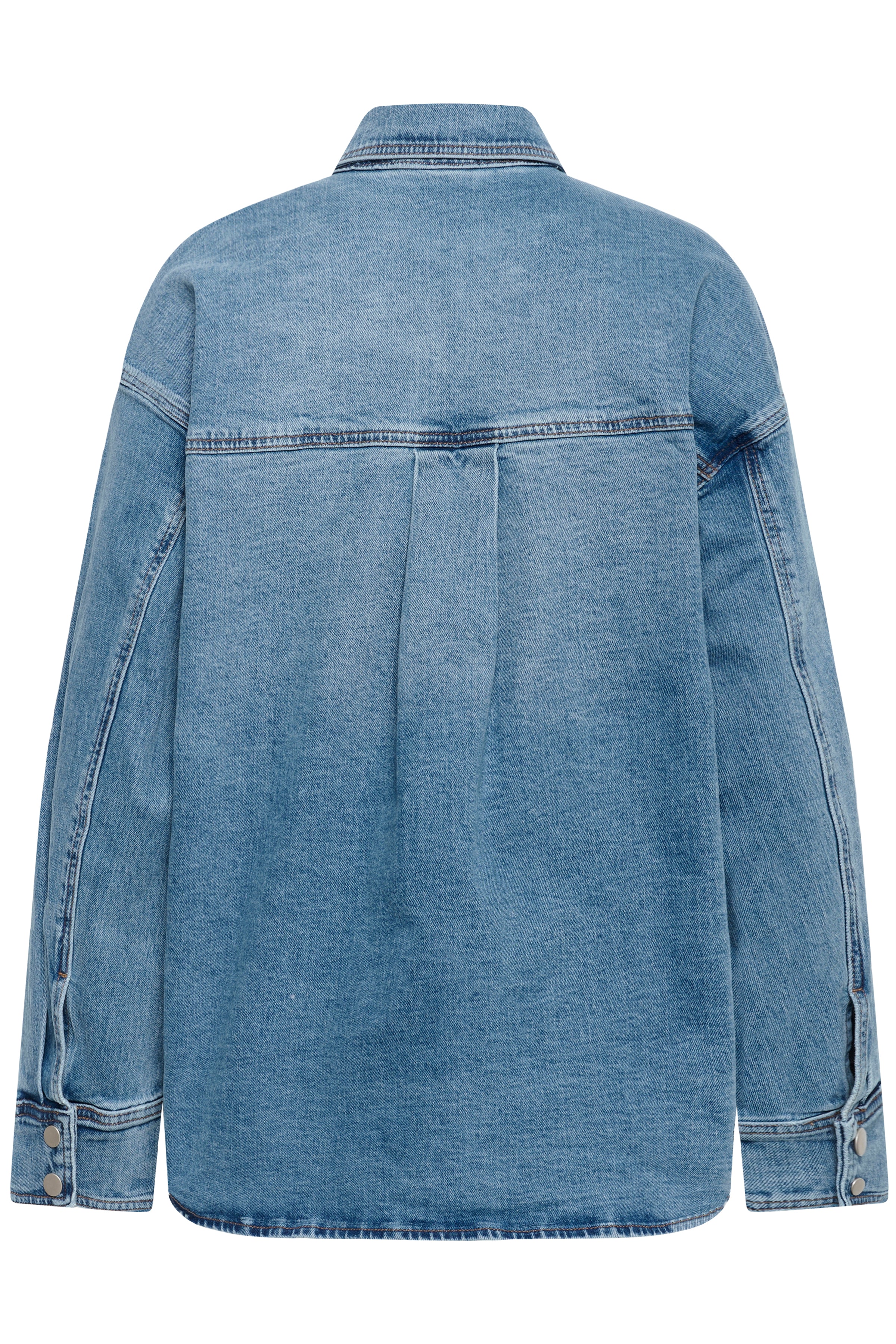 Leanne Denim Shirt - Vintage Blue-jacket- Hometown Style HTS, women's in store and online boutique located in Ingersoll, Ontario