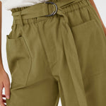 KAliva Pants - Dusky Green-Pants- Hometown Style HTS, women's in store and online boutique located in Ingersoll, Ontario