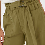 KAliva Pants - Dusky Green-Pants- Hometown Style HTS, women's in store and online boutique located in Ingersoll, Ontario