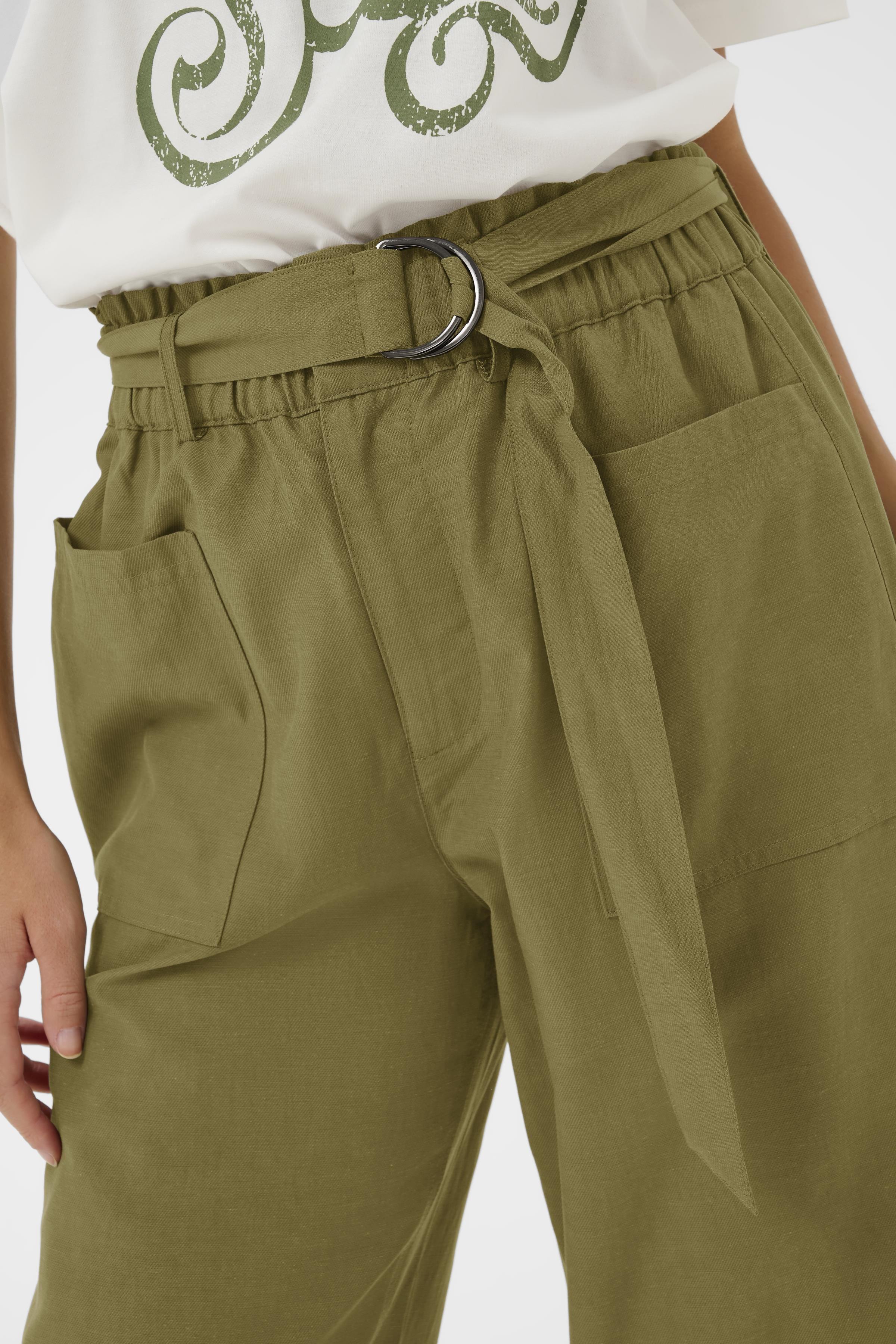 KAliva Pants - Dusky Green-Pants- Hometown Style HTS, women's in store and online boutique located in Ingersoll, Ontario