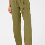 KAliva Pants - Dusky Green-Pants- Hometown Style HTS, women's in store and online boutique located in Ingersoll, Ontario