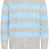 Niel Striped Pullover - Blue-Sweater- Hometown Style HTS, women's in store and online boutique located in Ingersoll, Ontario