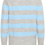 Niel Striped Pullover - Blue-Sweater- Hometown Style HTS, women's in store and online boutique located in Ingersoll, Ontario