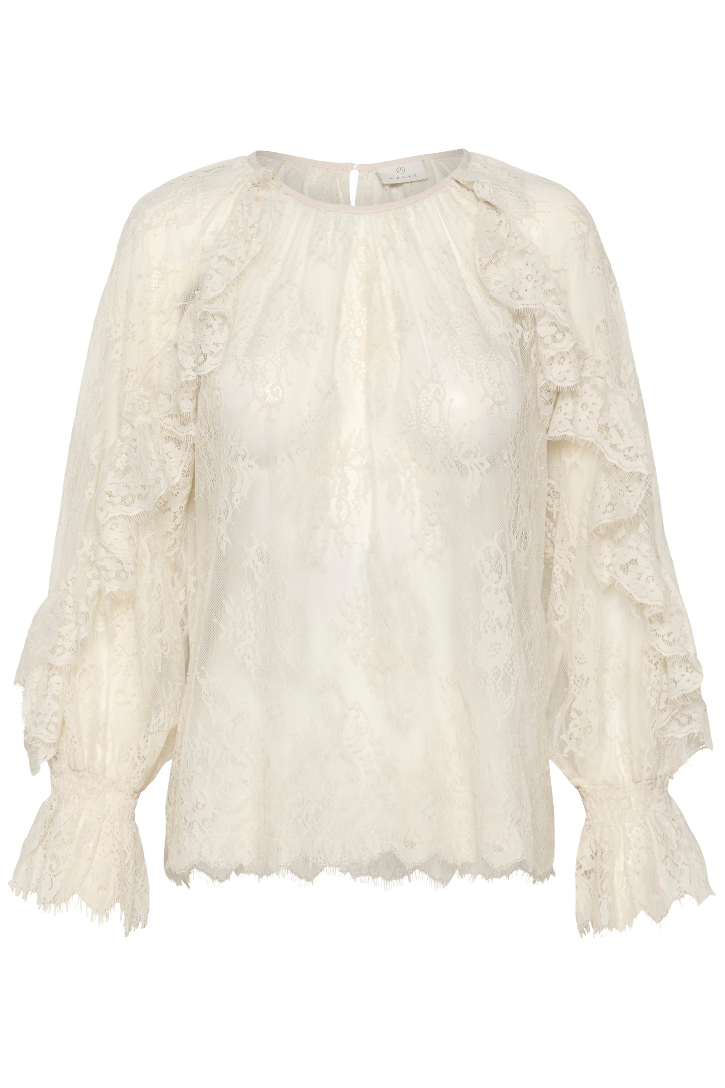 KAamelie Lace Blouse-Blouses- Hometown Style HTS, women's in store and online boutique located in Ingersoll, Ontario