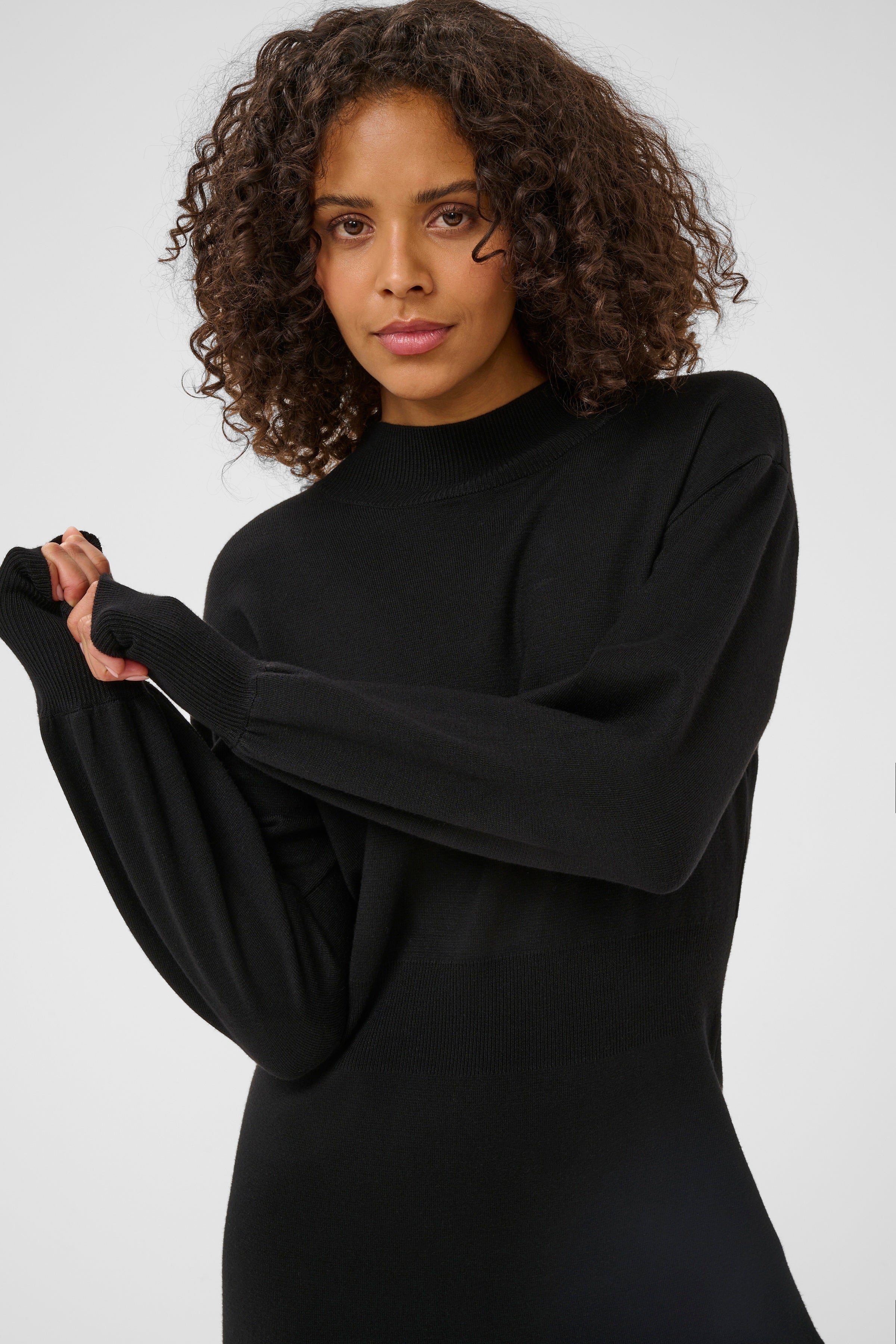 Marina Knit Dress - Black-Dress- Hometown Style HTS, women's in store and online boutique located in Ingersoll, Ontario